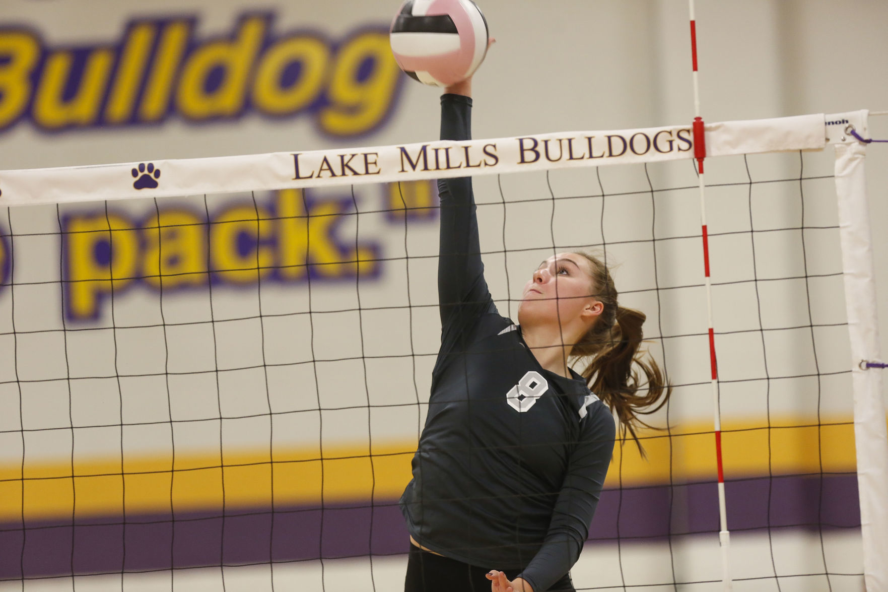 VBall Lake Mills vs. Forest City 12